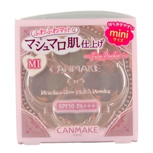 Canmake Marshmallow Finish Powder SPF50 PA + - MI Matte Ivory Orcher Mini - 0.35 oz - Your Secret Weapon for Marshmallow-Soft, Matte Perfection - 1 of 4