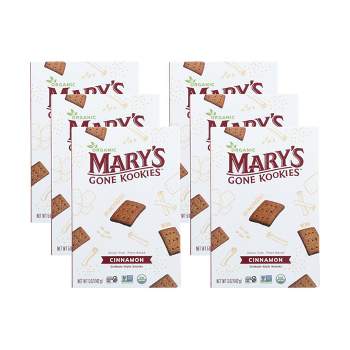 Mary’s Gone Crackers Kookies Cinnamon Graham-Style Snacks - Case of 6/5 oz