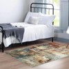 Lahome Modern Abstract Washable Area Rug-Soft Carpet for Living Room, Bedroom, or Office - 4 of 4