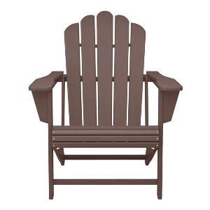 WestinTrends Highland Outdoor Patio HDPE Adirondack Chair With Cup Holder - 1 of 4