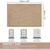 32 inchx 48 inch non - slip door mat indoor entryway rug washable low - profile absorbent stain resist floor mat beige - 2 of 4