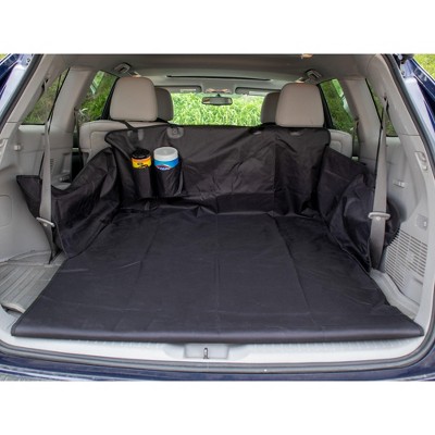 5 Star Super Deals Pet Cargo Trunk Cover/Liner 72x41 Blac Waterproof Washable with Bumper Flap Protection-Cars, Trucks & SUVs - Large Size Universal