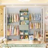 Besiost 8FT Closet Organizer with Wood Drawers and Cubbies, Adjustable Closet System with 5 Hanging Rods - 3 of 4