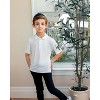 Memoi Boys Silky Soft Dri-Effect Moisture Wicking Short Sleeve Polo Shirt - 2 of 4