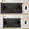 INFURNIC Baby Gates Retractable Mesh Safety Gate with Locking Mechanism for Indoor and Outdoor Use, Black, 120"*3.5"*34" - 3 of 4