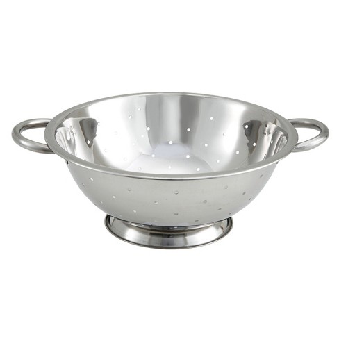 OXO 5 Quart Stainless Steel Colander w/ Silicone Handles - The