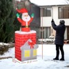 SEVOBAL Inflatable Holiday Decorations Inflatable Christmas Decoration Christmas Inflatable Outdoor Decoration, Red, 31.5"*35.4"*82.7" - 3 of 4