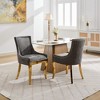 Lyngins Modern Dining Chairs with High Backrest,Upholstered Kitchen Chairs Set of 2,Chairs for Dining Room,Kitchen - 2 of 4