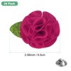 Unique Bargains Handmade Flower Brooch Boutonnieres Button Pins for Men Suits 24 Pcs - 3 of 4
