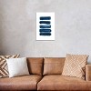 iCanvas Watercolor Brush Strokes Navy Blue by Nouveau Prints Canvas Print Wall Art - 3 of 3