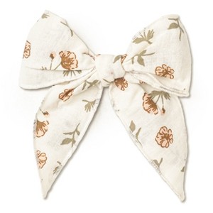 Makemake Organics Organic Hair Bow Clip - Fleur - 1 of 2