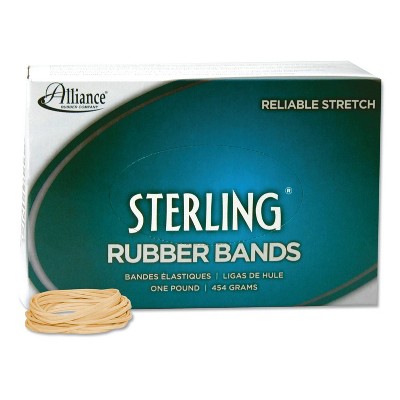 Alliance Sterling Ergonomically Correct Rubber Band, #16, 2-1/2 x 1/16, 2300 Bands/1lb Box