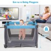 Infans 4-in-1 Convertible Portable Baby Playard Newborn Napper w/ Toys & Music - 4 of 4