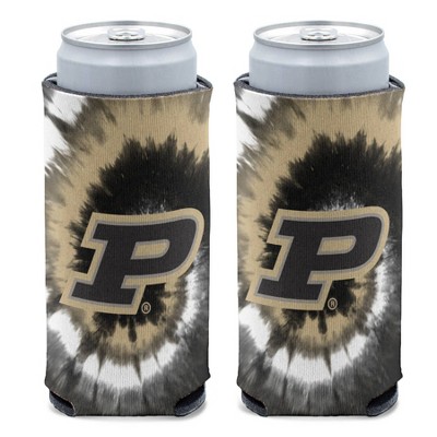 NCAA Purdue Boilermakers Tie-Dye Slim Can Cooler