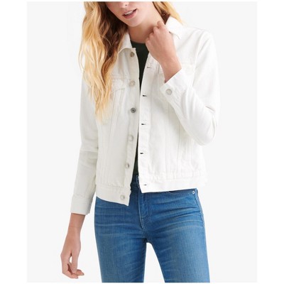 Lucky Brand Womens Cotton Denim Trucker Jean Jacket