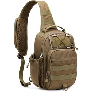 Anti-theft Tactical Sling Bag RFID Military Shoulder Bag with Phone Pack EDC Molle Crossbody Bag - 1 of 4