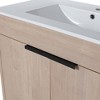 ChicFurnit Bathroom Vanities Modern Vanity with Sleek Design and Ample Storage for Bathroom Spaces, Brown,35.04”*17.91”*33.46" - 4 of 4