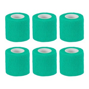 Unique Bargains Self-Adhesive Elastic Breathable Athletic Tapes 6 Rolls - 1 of 4