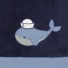 NoJo Nantucket Adventure Super Soft Blue Baby Whale Blanket - 2 of 4