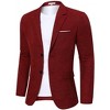 Men's Two - Button Single Blazer, Stylish and Versatile Suit Jacket for Formal and Casual Occasions - 4 of 4