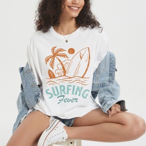 Simply Sage Market Surfing Fever Garment Dyed Tee - 1 of 4