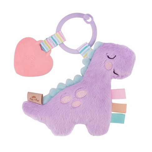 Teething has never been cuter! This pink Baby Toon is the perfect