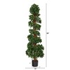Nearly Natural 5.5-ft English Ivy Topiary Spiral Artificial Tree UV Resistant (Indoor/Outdoor) - 3 of 4