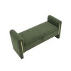 CAVINAS Shoe Bench with Storage, Storage Benches with Cushions, Shoe Rack Bench with Armrests for Bedroom, Entrance - 4 of 4