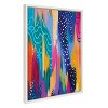 Kate & Laurel All Things Decor: Sylvie EV Brushstroke 128 Art by Jessi Raulet, Modern Gallery-Wrapped Canvas Set - 4 of 4