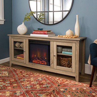 target fireplace tv stand