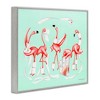 Stupell Industries Silly Flamingos Toilet Paper Rolls Bathroom Illustration Framed Giclee Art - 2 of 4