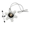United States Military Academy Primary Logo Metal Snowflake Christmas Tree Holiday Ornament - 3 of 3