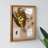 Merrick Lane Miller Wooden Display Case with Fabric Overlay - 2 of 4