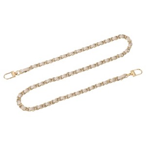 Unique Bargains Leather Iron Flat with Buckles Shoulder Bags Handbag Chains - 1 of 4