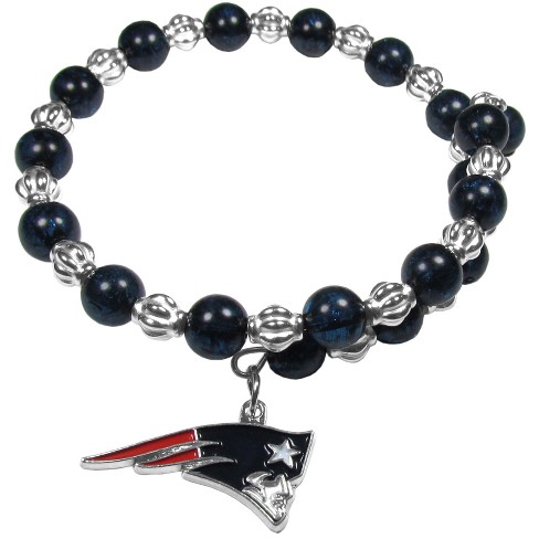 Nfl New England Patriots Memory Wire Snowflake Bracelet : Target