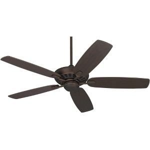 52" Casa Vieja Journey Rustic Farmhouse Indoor Ceiling Fan with Remote Control Oil Rubbed Bronze for Living Kitchen House Bedroom Family Dining Home - 1 of 4