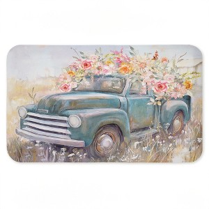 Stupell Industries Country Cargo Roses Printed Anti-Fatigue Floor Mat, design by Nina Blue, 30"x18" - 1 of 4
