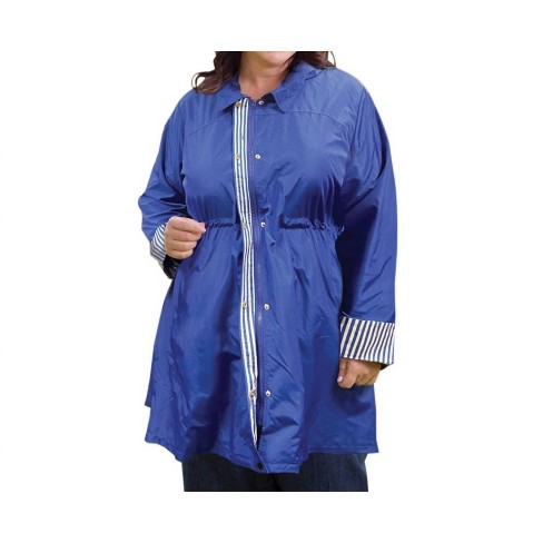 Cinched waist rain jacket online