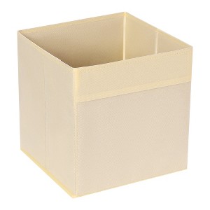 Unique Bargains Shelves Closet Fabric Storage Bin for Organizing Clothes Books 1 Pc - 1 of 4