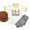Simply Sage Market Women's Fall Breeze Skeletons Short Sleeve Ringer Tee - 2 of 3