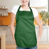 Dalix Waist Aprons Commercial Restaurant Home Bib Spun Poly Cotton Kitchen (3 Pockets) - 4 of 4
