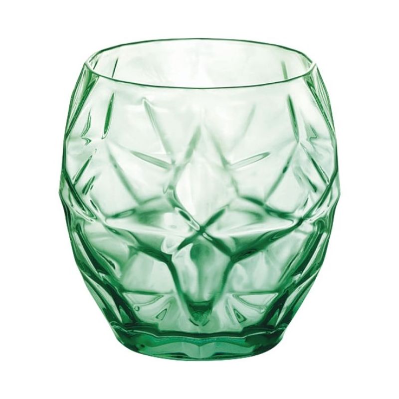 Bormioli Rocco Oriente Water Glass, 6-Piece, 13.5 oz, Cool Green,Cool Green, 2 of 6