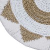 Set of 3 Cotton Plate Handmade Woven Wall Decors - Olivia & May - 3 of 4