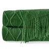 Inhand Knitted Gift Throw Blanket for Couch and Bed, 50"x60" Romatic Lightweight Decorative with Tassel, Farmhouse Warm Woven for Women - 4 of 4