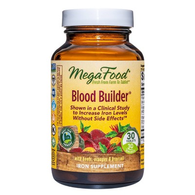 MegaFood Blood Builder Vegan Tablets - 30ct