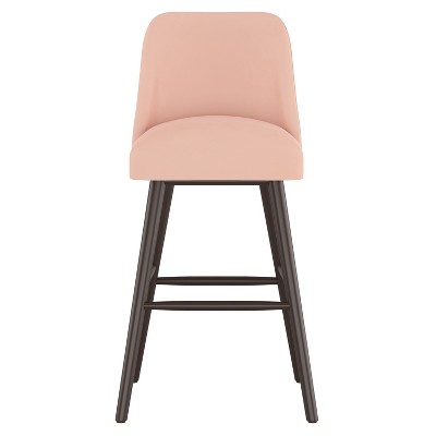 30" Geller Modern Barstool Blush Velvet - Project 62™