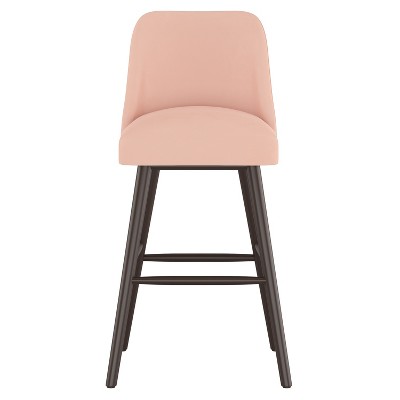 30" Geller Modern Barstool Blush Velvet - Project 62™