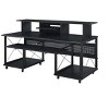 Vynxaria Megara Black Finish Music Desk - 3 of 4