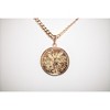 Gold Necklace with Peso Pendant - 2 of 2