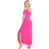 Women's Cold Shoulder Lexi Maxi Dress with Pockets - White Mark - 3 of 3